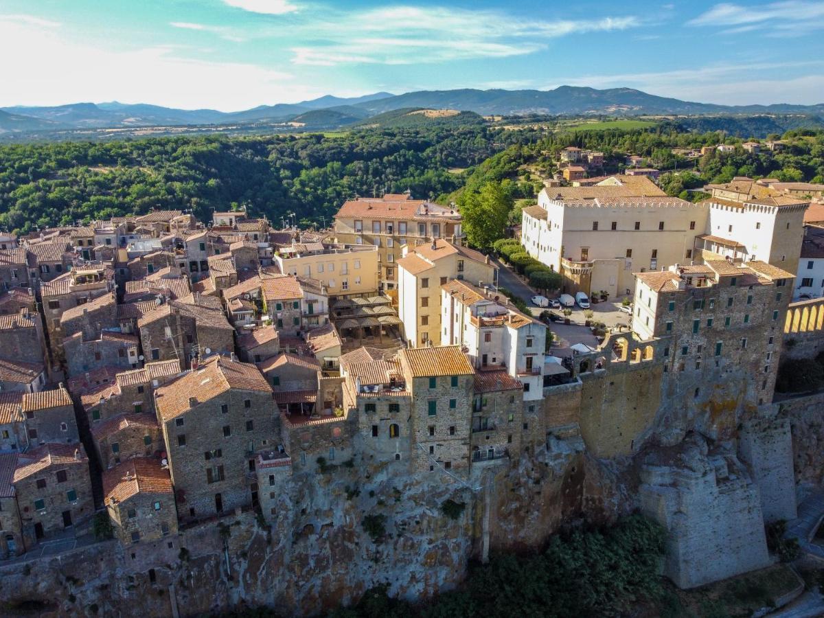 Ferienwohnung Le Antiche Viste Pitigliano Exterior foto