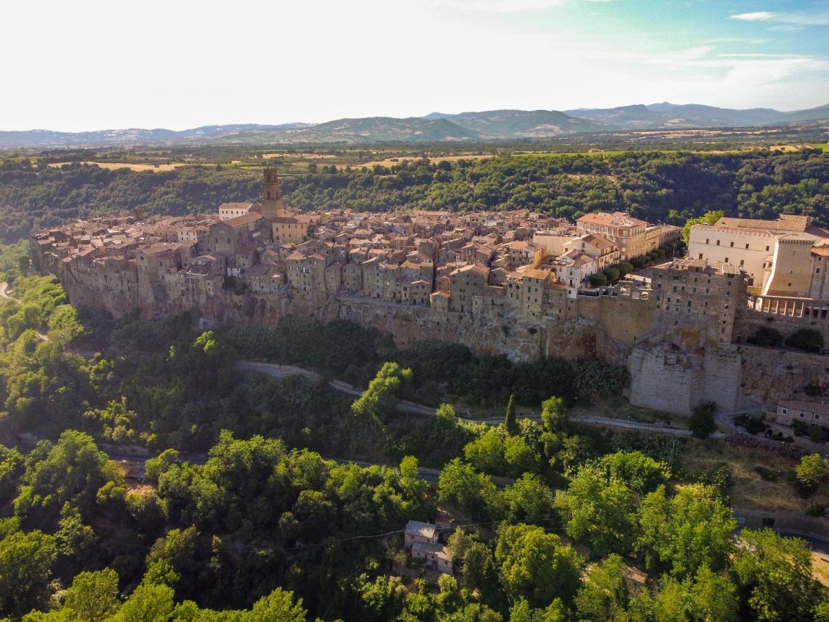 Ferienwohnung Le Antiche Viste Pitigliano Exterior foto